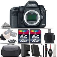 Canon EOS 5D Mark III DSLR Full Frame 22.3MP Camera + 64GB Storage + Wrist Grip Strap + Case + Card Reader + Air...