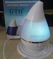 7 Color Ultrasonic Home Aroma Humidifier Air Diffuser Purifier Purifier Atomizer Essential Oil Diffuser Mist Maker... N5