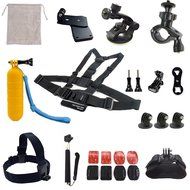 ADIKA&reg; Sport Accessories Kit for Gopro Hero 4 Session 4 3+ 3 Black Silver and SJ4000 SJ5000 SJ6000 by Adika (24... N3
