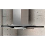 Zephyr 42W in. Layers Island Range Hood with Black Glass