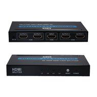 Aoken 1x8 8 Ports HDMI Powered Splitter for Full HD 1080P &amp; 3D Support (One Input To Eight Outputs) N6