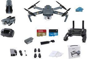 DJI Mavic PRO Portable Collapsible Mini Racing Drone with 32GB Sandisk Extreme SD Card + 3.0 Card Reader, Koozam... N6