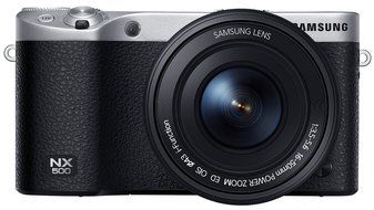 Samsung NX500 28 MP Wireless Smart Mirrorless Digital Camera with 16-50mm Power Zoom Lens (Brown) N23