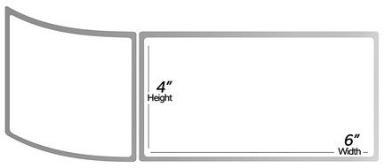 1 Inch Core - 4 x 6 Zebra Compatible Direct Thermal Labels 20 Rolls for Zebra Desktop Printer GC420d GC420t GK420d...