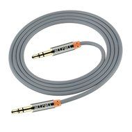 aLLreLi&reg; 3.3ft 3.5mm Male to Male Stereo Audio AUX Cable Black for Headphones, iPods, iPhones, iPads, Smartphones... N3