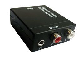 Easyday Digital Optical Optic to Analog RCA L/R Stereo Audio Converter Adapter - Changes Digital Coaxial or Optical... N9