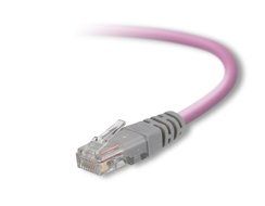 Belkin 25-Foot CAT5e Crossover Molded Networking Cable (Yellow)