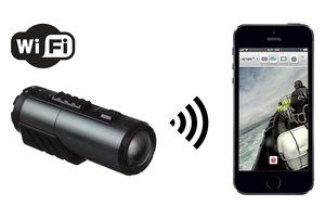 KitVision Rush Waterproof Full HD 1080p 30 FPS Sports Action Camera with Wifi, Mounting Accessories and Case -... N2