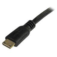 StarTech.com HDMIACMM1 1-Feet High Speed HDMI Cable with Ethernet - HDMI to HDMI Mini- M/M N5