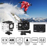 4K WIFI Sports Action Camera 16MP Full HD 1080P 2 Inch LCD Screen 170&deg; Wide Angle Lens Waterproof (memory card... N2