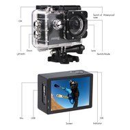 4K WIFI Sports Action Camera 16MP Full HD 1080P 2 Inch LCD Screen 170&deg; Wide Angle Lens Waterproof (memory card... N3
