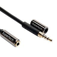 Supertech 3.5mm Audio Cable Male to Female Extension Stereo Auxiliary Cable 24K Gold Plated 4 poles Compatible... N2