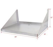 GSW Wall Mount Microwave Oven Shelf MS-2418 N2