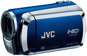 JVC Everio GZ-HM200 Dual SD High-Def Camcorder (Blue) (Discontinued by Manufacturer) N3
