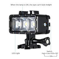 Andoer&reg; 3pcs LEDs Fill-in Light Diving Video Light Mini Spotlight Waterproof Underwater 30M Light Built-in Rechargeable... N2