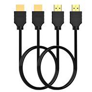 HDMI Cable, Rankie 2-Pack 3FT High-Speed HDMI HDTV Cable - Supports Ethernet, 3D, 4K and Audio Return (Black)...