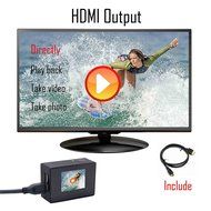 Waterproof Action Camera 12MP 1080P HD with 2 Batteries and Free Accessories Kit(Blue) N2