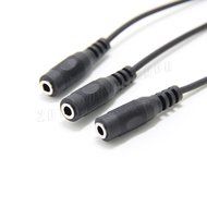 eBayson 3.5mm (1/8") TRS 1 Male To 3 Female 3 Way Stereo Headphone Splitter N4