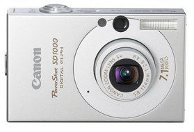 Canon PowerShot SD1000 7.1MP Digital Elph Camera with 3x Optical Zoom (Black) (OLD MODEL) N2