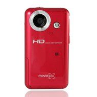 MoviePix DV-20 720P HD Pocket Digital Video Camcorder (Red) (Discontinued by Manufacturer) N3
