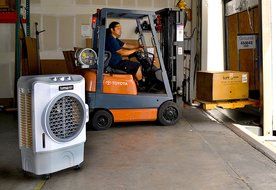 Luma Comfort EC220W High Power 1650 CFM Evaporative Cooler with 650 Square Foot Cooling N9