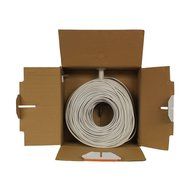 NavePoint 500ft In Wall Audio Speaker Cable Wire CL2 14/2 AWG Gauge 2 Conductor Bulk White N2