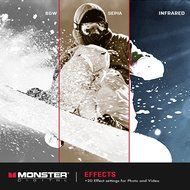 Monster Vision 360 Camera 1080p 60 fps Action Camera, 16GB MicroSD included, Ultra Wide Angle, WiFi Enabled [CAMVI... N10