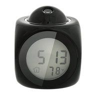 New Super Dimensional Sound Controlled Clock Alarm Projector LED Back Light Projection Clock