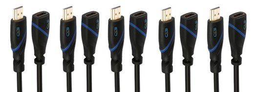 High Speed HDMI Cable With Ethernet - 3 Feet, CL3 Certified - Supports 3D and Audio Return Channel, 10-Pack N3