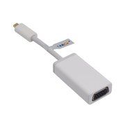 LinkS Active Micro HDMI to VGA Male to Female Adapter in white