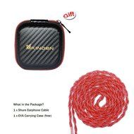 For SE215 SE425 SE535 SE846 UE900 Shure Headphone Replacement Cable 5N OCC Crystal Silver Plated DIY Cord for... N16