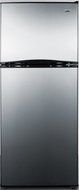 Top Freezer Refrigerator with in Stainless Steel