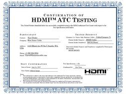 BJC Series-1 High-Speed HDMI Cable, Belden Bonded-Pair, 25 foot, Black