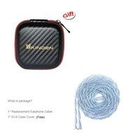For SE215 SE425 SE535 SE846 UE900 Shure Headphone Replacement Cable 5N OCC Crystal Silver Plated DIY Cord for... N19