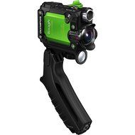 Olympus Stylus Tough TG-Tracker Wifi Action Camera (Green) + Sony 32GB MicroSD Card + Floating Strap + Flexpod... N2