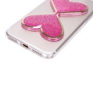 iPhone 7 Plus Case,Case for iPhone 7 Plus,ikasus Flowing Liquid Floating Hourglasses Love Heart Bling Glitter... N11