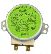 LG Electronics 6549W1S008A Microwave Oven Turntable Stirrer Motor by GE