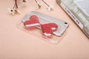 iPhone 7 Plus Case,Case for iPhone 7 Plus,ikasus Flowing Liquid Floating Hourglasses Love Heart Bling Glitter... N18