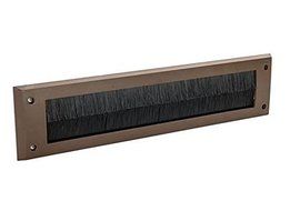 Bulk Hardware BH03413 Letter Box Brush Draught Excluder, 343 x 80 mm - Brown by Bulk Hardware