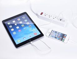 Power Strip, JBonest 1250W 10A 3 USB Ports with 3 Outlet Surge Protector Charging Ports Station Mini Power Strip... N4