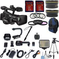 Canon XF300 High Definition Professional Camcorder Exclusive Celltime Bundle w/ .43x Wide Angle Lens +2.2x Telephoto...