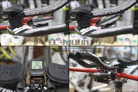 REC-MOUNTS Out-front Bike Mount Type17 Garmin Edge1000 + Gopro Camera or Gopro Virb [Rec-b017-gm+gp] N2