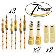 3.3Ft Aux Stereo Cable 3.5mm Male to Male Shielded Nylon Premium Auxiliary Audio Cable Connectors for Computer... N3