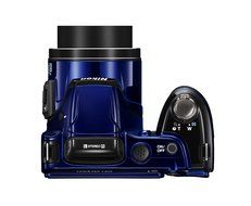 Nikon COOLPIX L810 16.1 MP Digital Camera with 26x Zoom NIKKOR ED Glass Lens and 3-inch LCD (Blue) N2