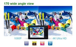 High Quality Wifi 4K Action Sport Camera with FREE 32 GB Micro SD Card N2