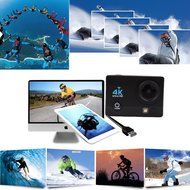 4K Ultra HD Wifi Sports Cam,2.0" 1080P 16MP Screen 170 Super Wide Angle Lens with 2.4G Wireless RF Remote Control... N2