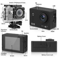 Elephone ELE Explorer Action Camera Wifi Ultra HD 4K 15fps 16MP 2.0 inch LCD Screen 170&deg; Wide Lens Waterproof... N6