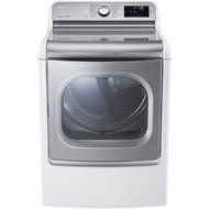 LG DLEX7700WE SteamDryer 9.0 Cu. Ft. White With Steam Cycle Electric Dryer