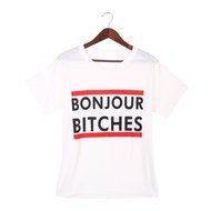 Oligex(TM) Women summer T-shirt casual slim letter print cotton t shirt top vintage camisas femininas basic short... N3