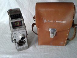 Bell &amp; Howell movie camera 8mm With leather case